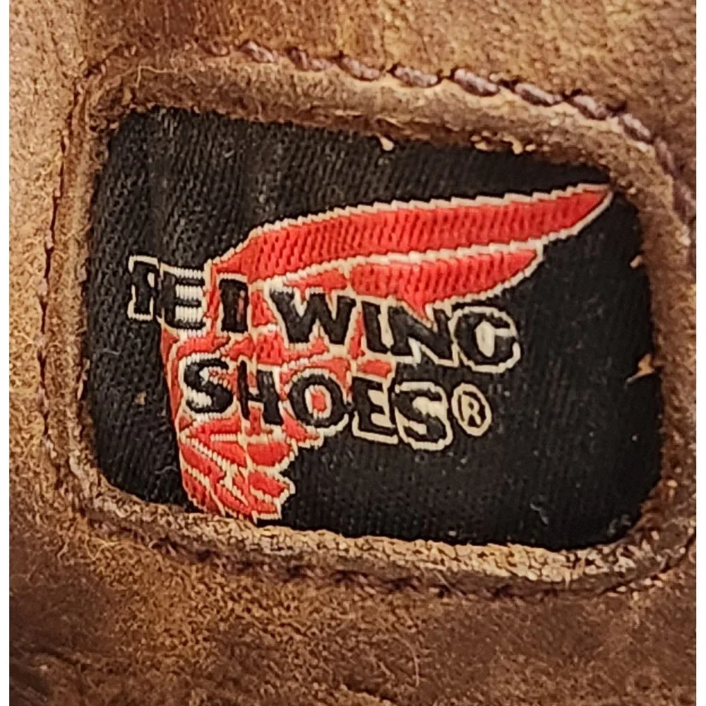Red Wing Boots Mens 12 Brown Leather 2240 King Toe Waterproof Safety Work